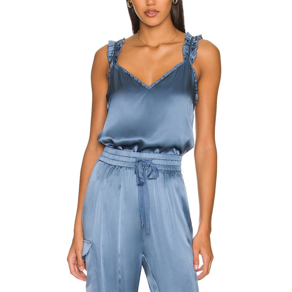 Cami Nyc Ruffled Blue Clover Camisole Size S